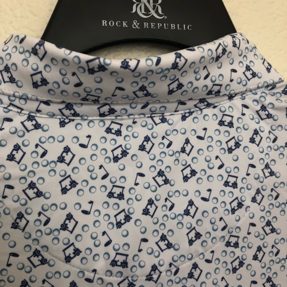 Mizzen+Main Mens XXL Versa Polo Shirt Trim Fit Short Sleeve Golf Graphic NWT - Picture 11 of 12